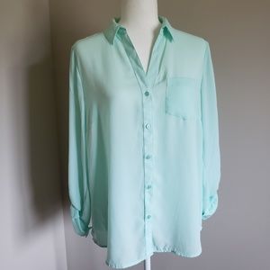 The Limited women's light blue blouse